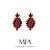 Zircon Stone Earrings Engagement Wedding Design Henna Stylish Earring Models