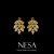 Crystal Stone Earrings Engagement Wedding Design Henna Stylish Earring Models