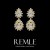 Zircon Stone Earrings Engagement Wedding Design Henna Stylish Earring Models