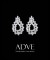 Zircon Stone Earrings Engagement Wedding Design Henna Earring Models Stylish Earrings