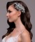 Crystal Beaded Scalloped Hair Accessories Models Wedding Engagement