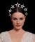 Zikron Stone Crown Hair Accessories Trend Design Wedding Bridal Henna						