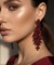 Crystal Stone Earrings Engagement Wedding Design Henna Stylish Earring Models