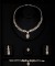 Zircon Set Necklace Wedding Henna Engagement Jewelry Set Models
