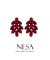 Crystal Stone Earrings Engagement Wedding Design Henna Stylish Earring Models