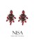 Zircon Stone Earrings Engagement Wedding Design Henna Stylish Earring Models